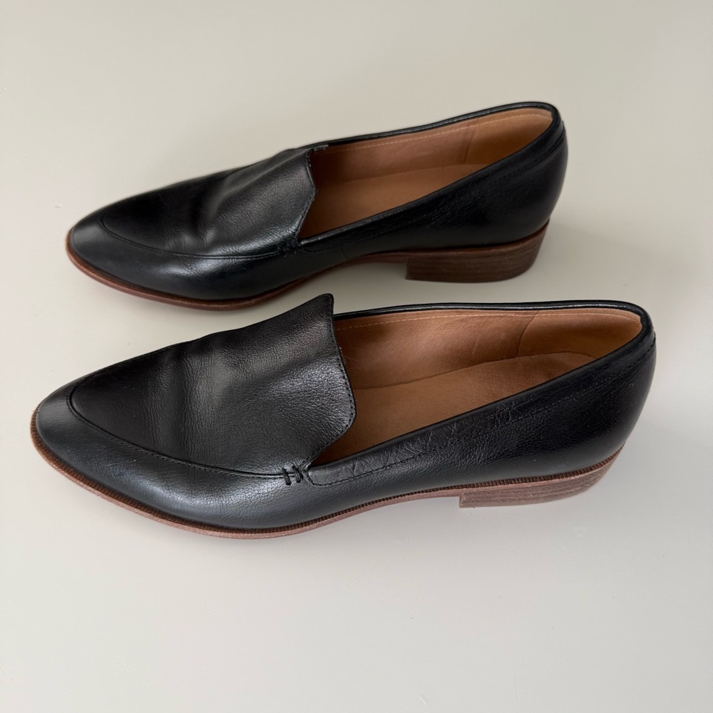 Madewell Black Leather Loafers - Picture 4 of 9